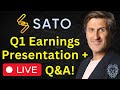 SATO Technologies Q1 Earnings | Top Bitcoin Mining News Today | Bitcoin Stocks To Watch Now | SATO