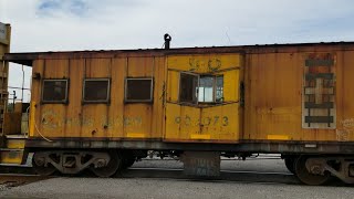 *Very Rare Catch* A Chessie System caboose on the back of a local train in Lakeland.