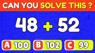 The Ultimate Math Quiz 100 Sum Questions from Easy to Impossible! 🔢 ➕ 🧠
