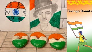 Tiranga Donuts | No egg donuts | Republic day special | How to make Soft and Fluffy Donuts