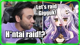 Henya raids Gigguk's stream but it confuses him a lot