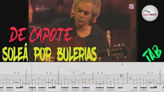 Manolo Sanlúcar _ De Capote [Soleá por bulerías] guitar tab tutorial