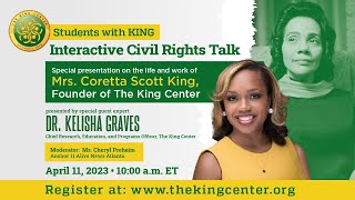 Students with King | Interactive Civil Rights Talk with Dr. Kelisha Graves