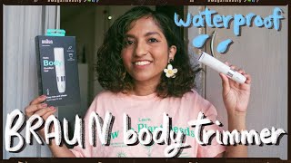 Braun body trimmer BS1000 review | 💦 waterproof, affordable bikini hair removal 👙