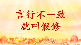 卢台长【节目录音+字幕】对菩萨不够坚定就是退转的标志；言行不一致就叫假修