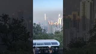 Travel tour The Peak Tram HK amazing nature nakakaaliw ng paligid at makikita mo mga tanawin sa baba