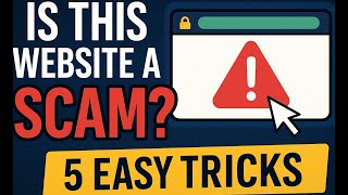 🚨 Is This Website a SCAM? 5 Easy Tricks to Spot It!