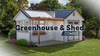 Horizon Structures Greenhouse Shed Combo