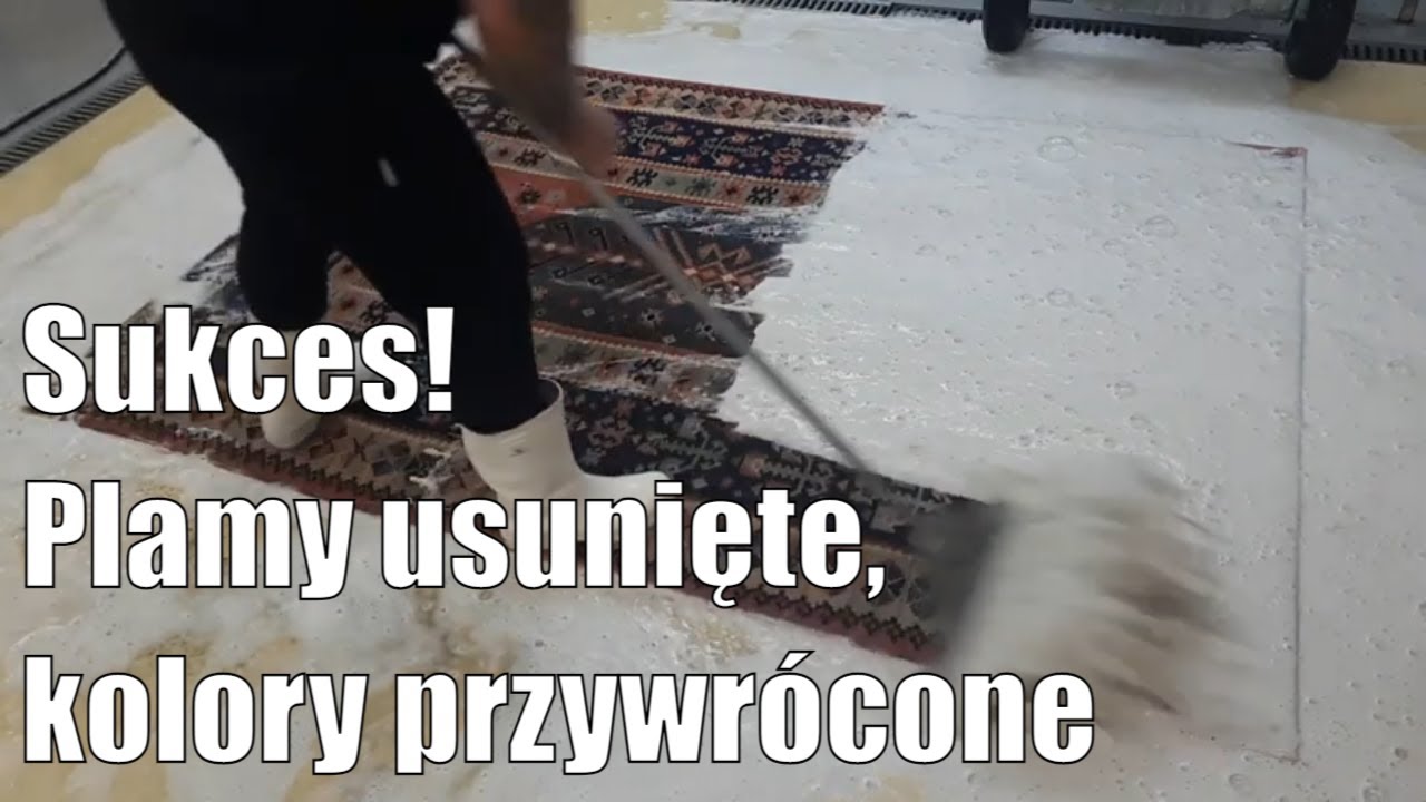 Pranie Bardzo Brudnego Dywanu. Po Praniu Odzyskał Kolory Oraz Właściwy ...