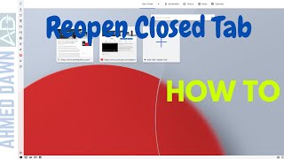 How to Reopen a Closed Tab in Vivaldi Browser | How to Restore Vivaldi Tabs