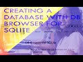 Creating the Database with SQLite Database Browser