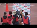 【三好美羽】最強中学生が大人選手に挑む！gp女子100m 2組 布勢スプリント陸上2024