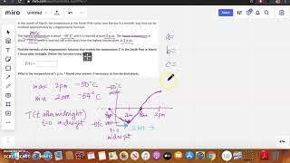 Modeling with sinusoidal functions: phase shift video (1/2)