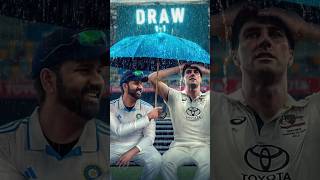 Rain Saves the Day: Australia vs. India 3rd Test Ends in Draw 🌧