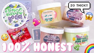 100% HONEST SLIME YODA FAMOUS SLIME SHOP REVIEW! $65 SLIME ASMR :)