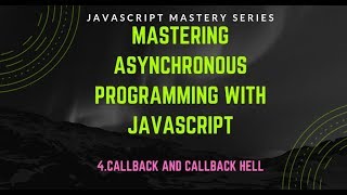 4.callback and callback hell | Asynchronous javascript in Bangla