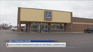 ALDI to offer Thanksgiving goods at '2019 prices'