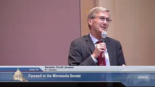 Senator Scott Jensen Says Farewell to the Minnesota Senate