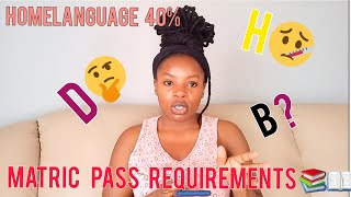 South African Matric pass requirements 2022 ||South African YouTuber 🇿🇦||