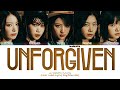 LE SSRAFIM UNFORGIVEN (feat. Nile Rodgers) Lyrics (color coded Lyrics)