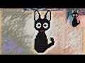 How to make 3d origami Halloween cat painting 3 = Jiji the cat