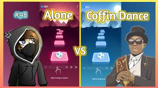 Tiles Hop - Alan Walker Alone vs Coffin Dance Meme. V Gamer