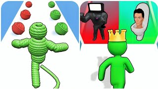 NOOB vs PRO: Rope Man Vs Giant Rush Today Bast Mobile gameplay Android 🎮🎮🏏🏐🏀🏑🏓🏓