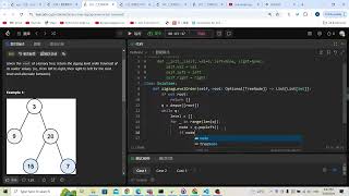 Leetcode 103. Binary Tree Zigzag Level Order Traversal (tree bfs)