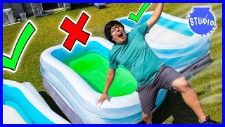 DONT Trust Fall Into Wrong Pool Challenge!