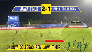 Cuplikan gol Pon Jawa Timur 2-1 Pon Papua Pegunungan PON ACEH -SUMUT XXI 2024