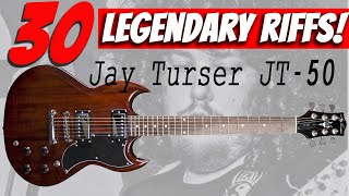 Guitarists on a Budget Rejoice: 30 Epic Riffs on the Jay Turser JT-50 (SG Style)