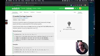 Javascript Coding Challenge - Edabit - Crowded Carriage