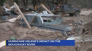 Could Washed Up Vehicles From Helene Cause Environmental Risks