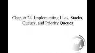 Daniel Liang Java Sections 24.1 and 24.2 Implement Array List