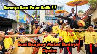 Suasana Meriah Arak²an Seni Benjang MEKAR BUDAYA di Cipulus.