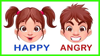 Learn Names of Feelings and Emotions with spelling | Videos for kids