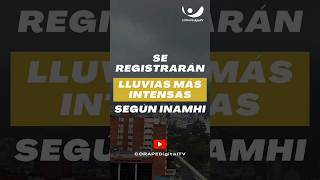 Según el INAMHI se registrarán lluvias más intensas.