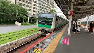 埼京線各駅停車大宮行き発車シーンin板橋