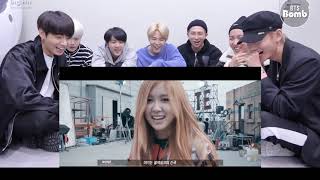 BTS Reaction BTS Jimin & Blackpink Rosé Jirose