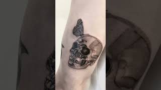 [Skull tattoo] 타투 전과 후 !