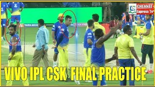 VIVO IPL | CSK MS Dhoni Final Practice Match | Chennai Express Tv