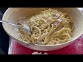 【asoviva.koga】デカ盛り ゴルゴンゾーラスパ 茹で前500ｇの麺がこんなに膨れ上がるとは・・・