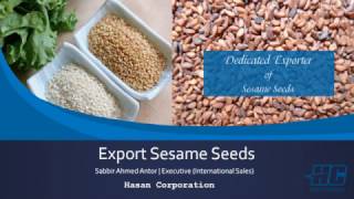 We are export Black \u0026 Brown sesame seeds