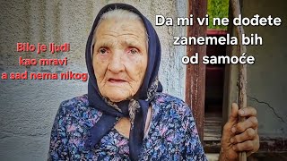 Baka Mirjana Petrović ( Pusto je selo moje! Po 20 dana nemam s kim da progovorim)