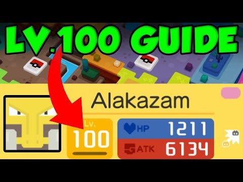 HOW TO GET LEVEL 100 POKEMON In Pokemon Quest! Pokemon Quest Training Guide!