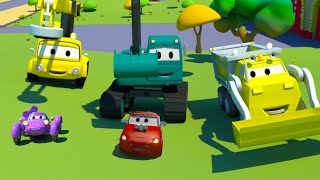 아기 자동차들의 경주  - 컨스트럭션 스콰드 🚧 l 트럭 만화 l Car City - Korean Construction Cartoons for Children