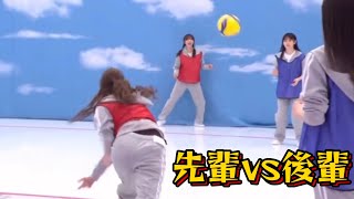 【櫻坂46】ガチンコドッジボール対決がおもしろすぎる【先輩vs後輩】