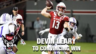 Devin Leary Leads NC State To Convincing Win