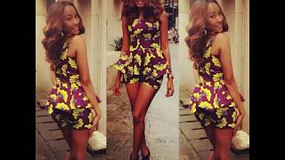 latest ankara short jumpsuit styles