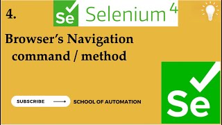 Selenium Basic Tutorial 4 - Browser Navigation | Java | Selenium 4